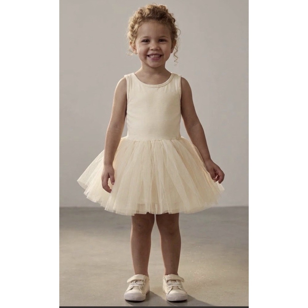 I Love Plum Tutu Ballerina Dance Pageant  BAE Size 6 Pearl Ivory